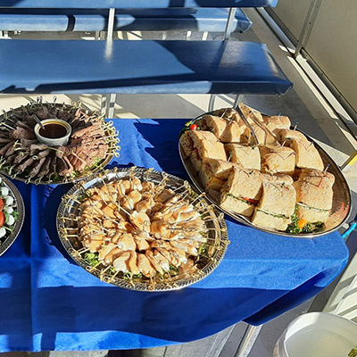 Private Charter Food Buffet