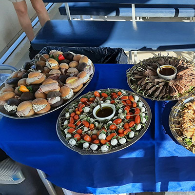 Private Charter Food Buffet