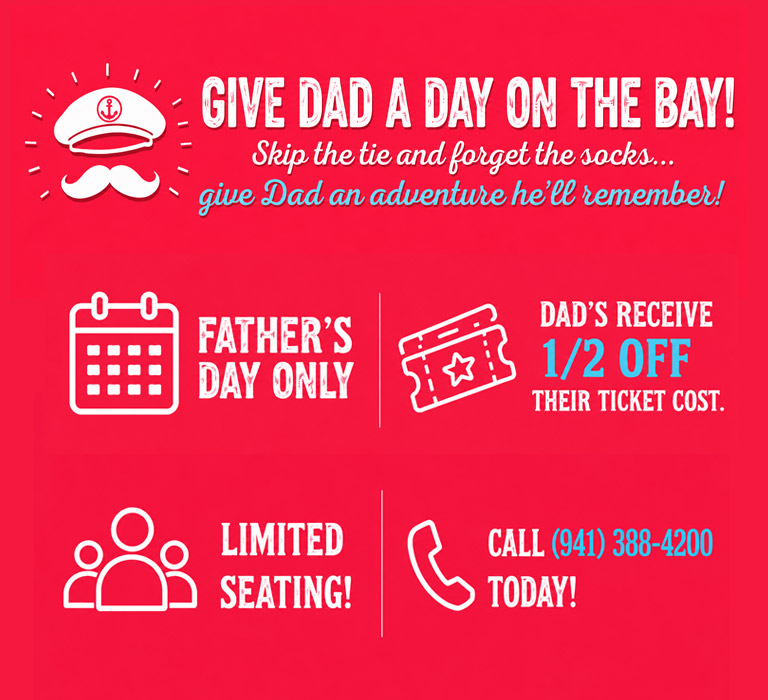 Sarasota Bay Explorers Father's Day Promotion Mobile image