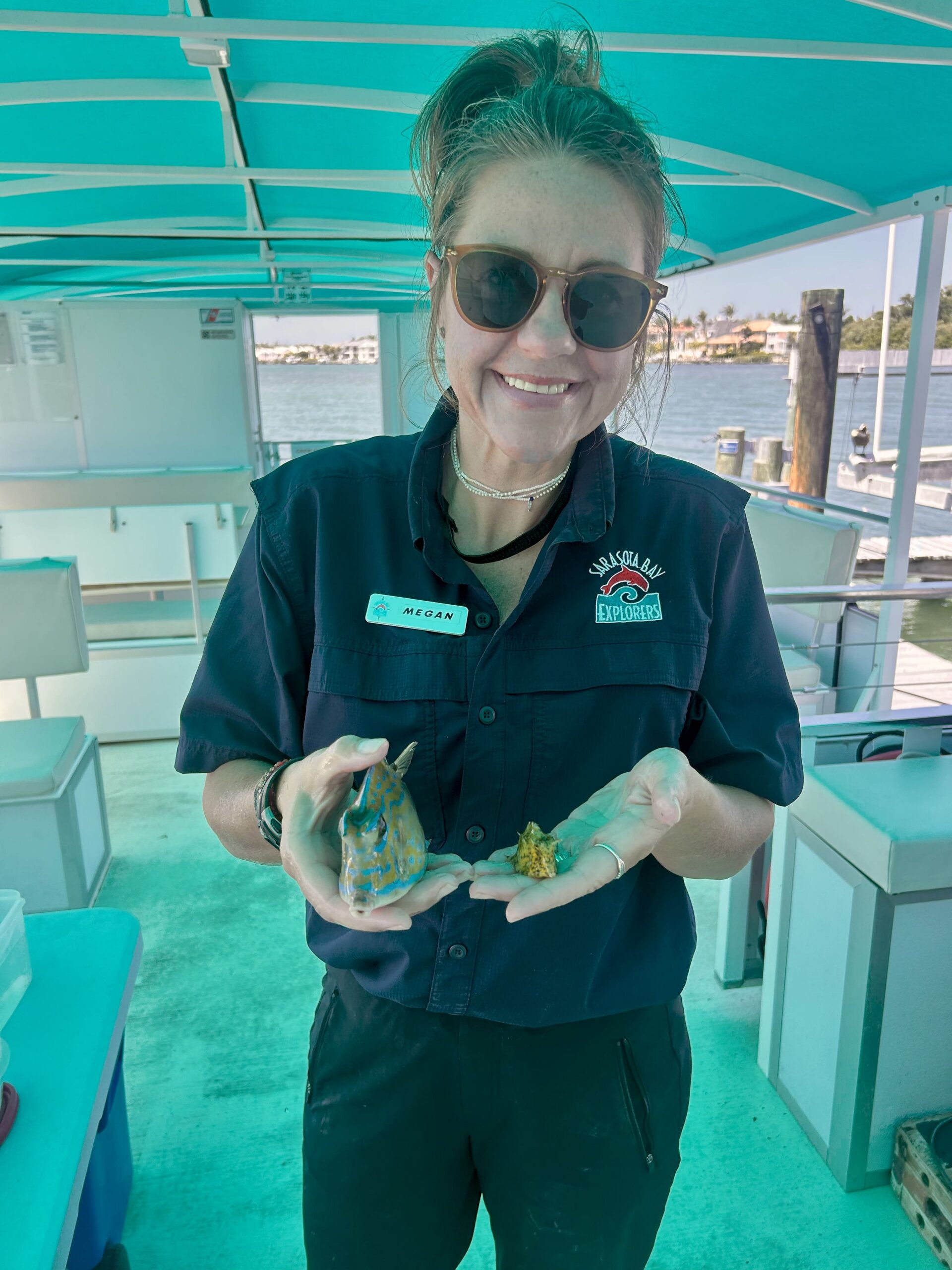 Megan Bio (1) Megan, Sarasota Bay Explorers marine biologist